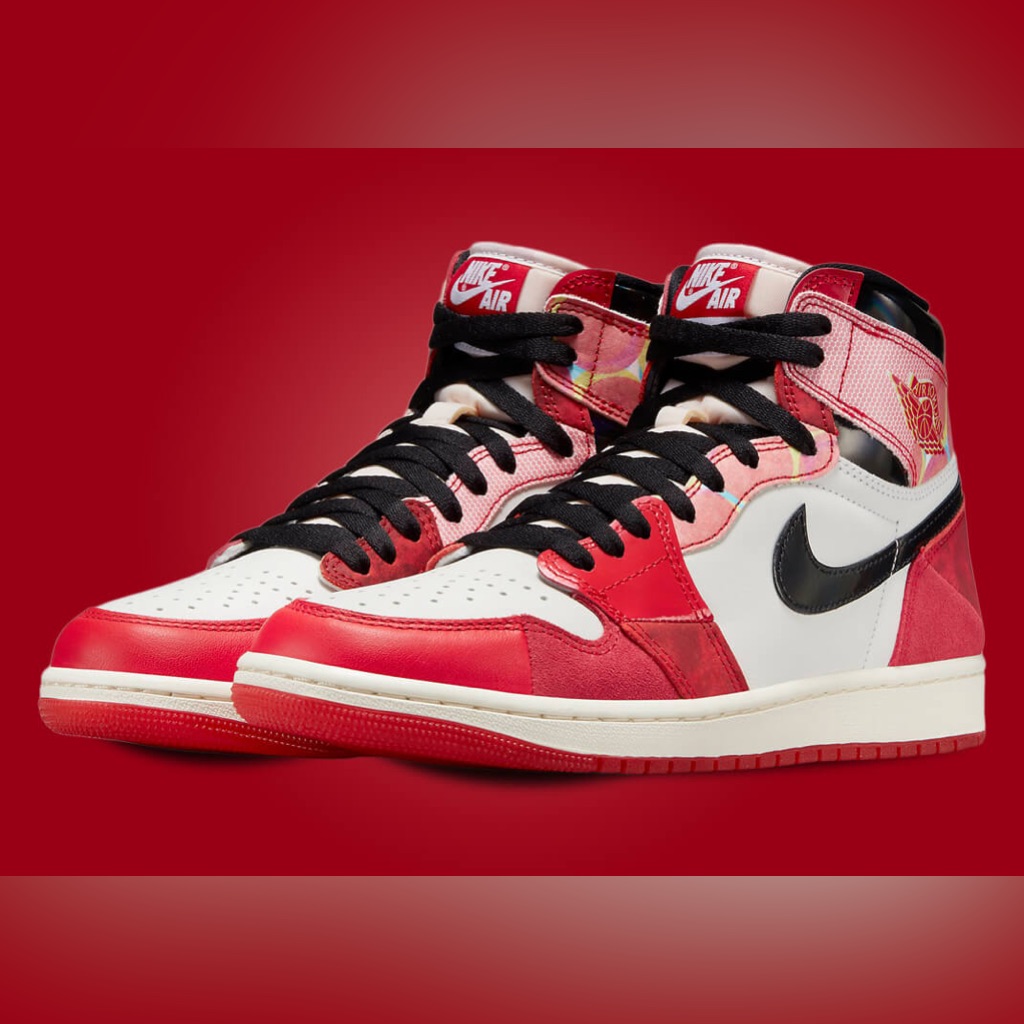 Jordan 1 Retro High Og Spider-Man Across The Spider-Verse Gs (2023) Size 4.5y